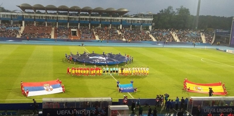 ОПРОШТАЈ ПОРАЗОМ: Шпанија савладала Србију 